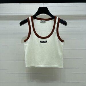 Miu Miu U-neck knit vest
